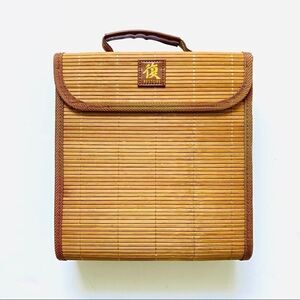 Bamboo Slat Hobo Boho Handbag Purse